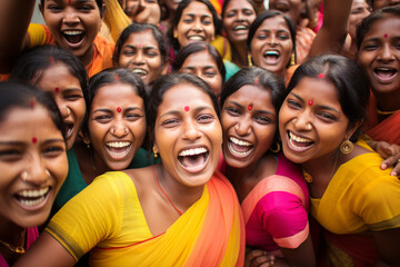 A picture showcasing smiles of women signifying inclusivity
